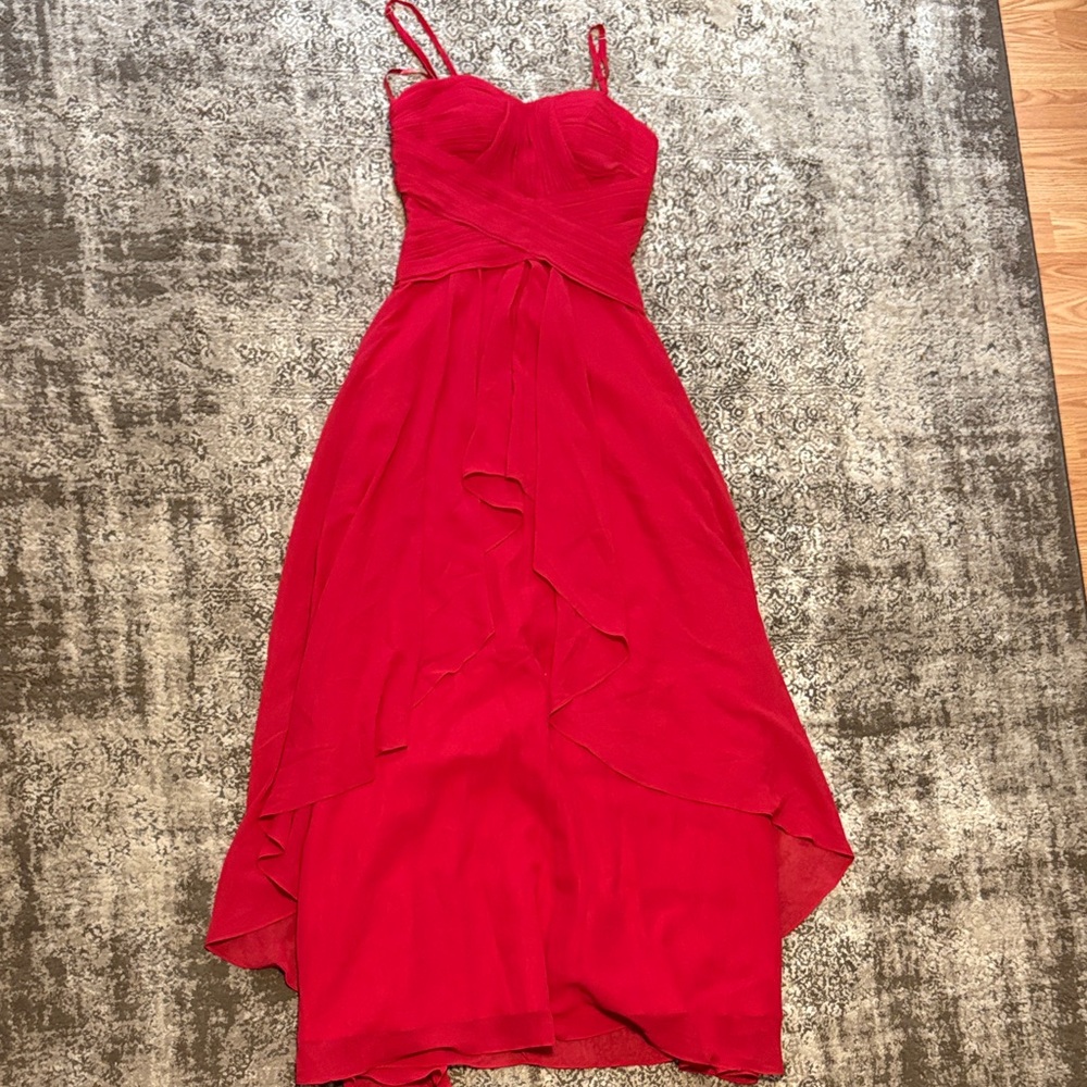 Elegant Red Women's Dress